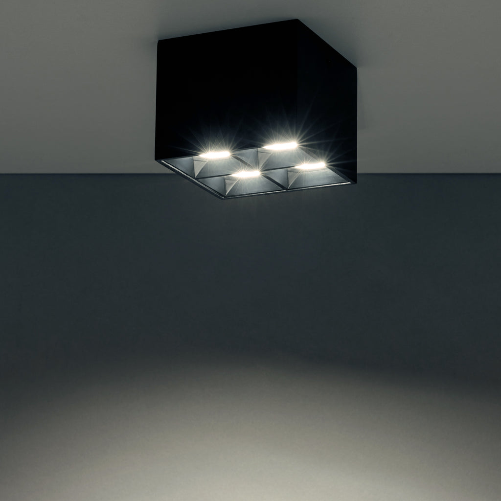 Nowodvorski Lampa downlights natynkowa MIDI LED 16W 50/60Hz - Aluminium lakierowane - Czarny II