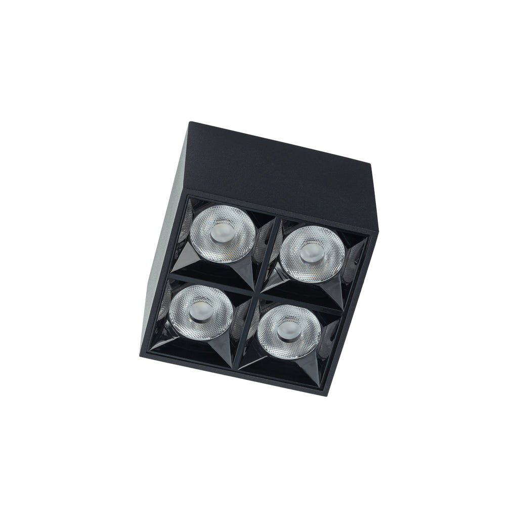 Nowodvorski Lampa downlights natynkowa MIDI LED 16W 50/60Hz - Aluminium lakierowane - Czarny
