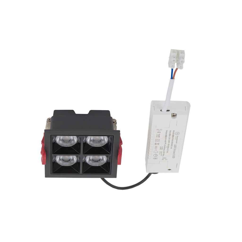 Nowodvorski Lampa downlights podtynkowa MIDI LED RECESSED 16W 50/60Hz - Aluminium lakierowane - Czarny II