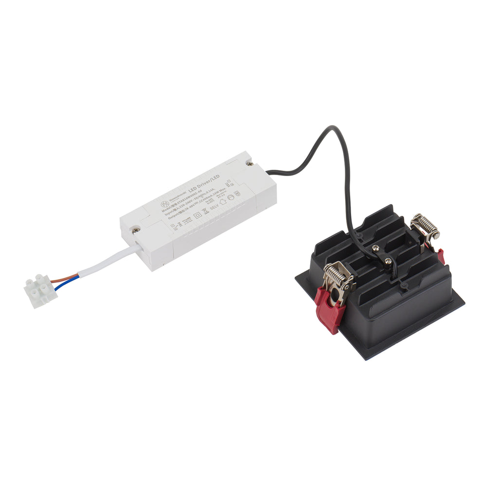 Nowodvorski Lampa downlights podtynkowa MIDI LED RECESSED 16W 50/60Hz - Aluminium lakierowane - Czarny II