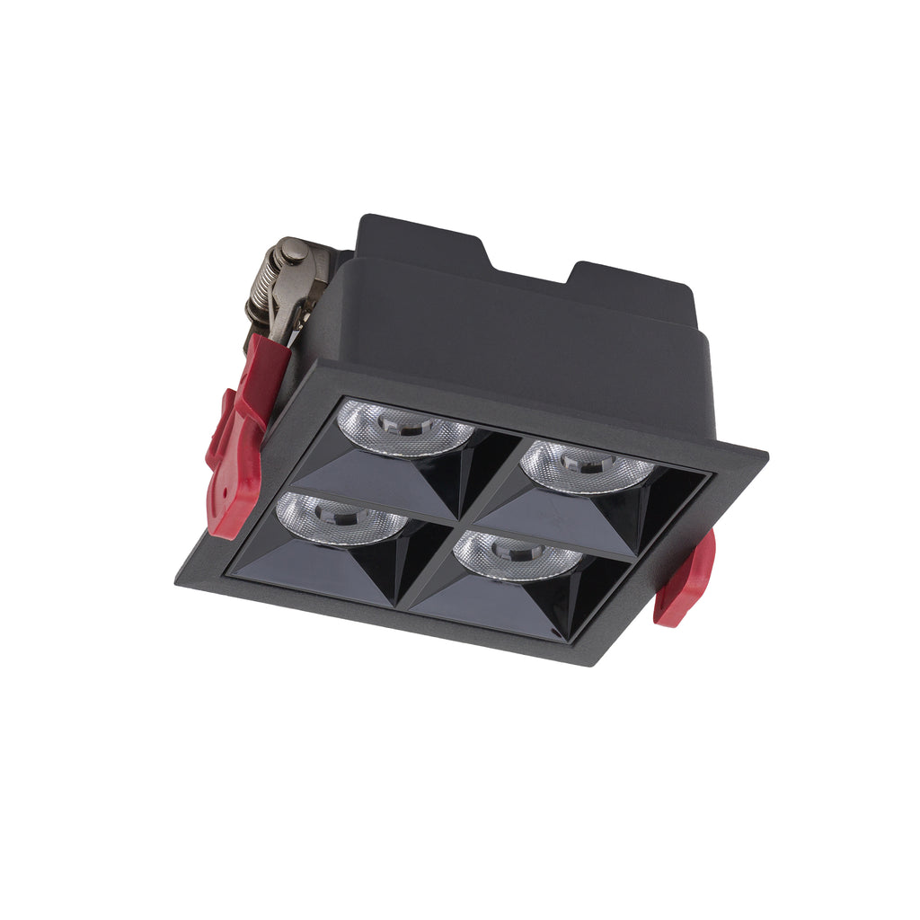 Nowodvorski Lampa downlights podtynkowa MIDI LED RECESSED 16W 50/60Hz - Aluminium lakierowane - Czarny