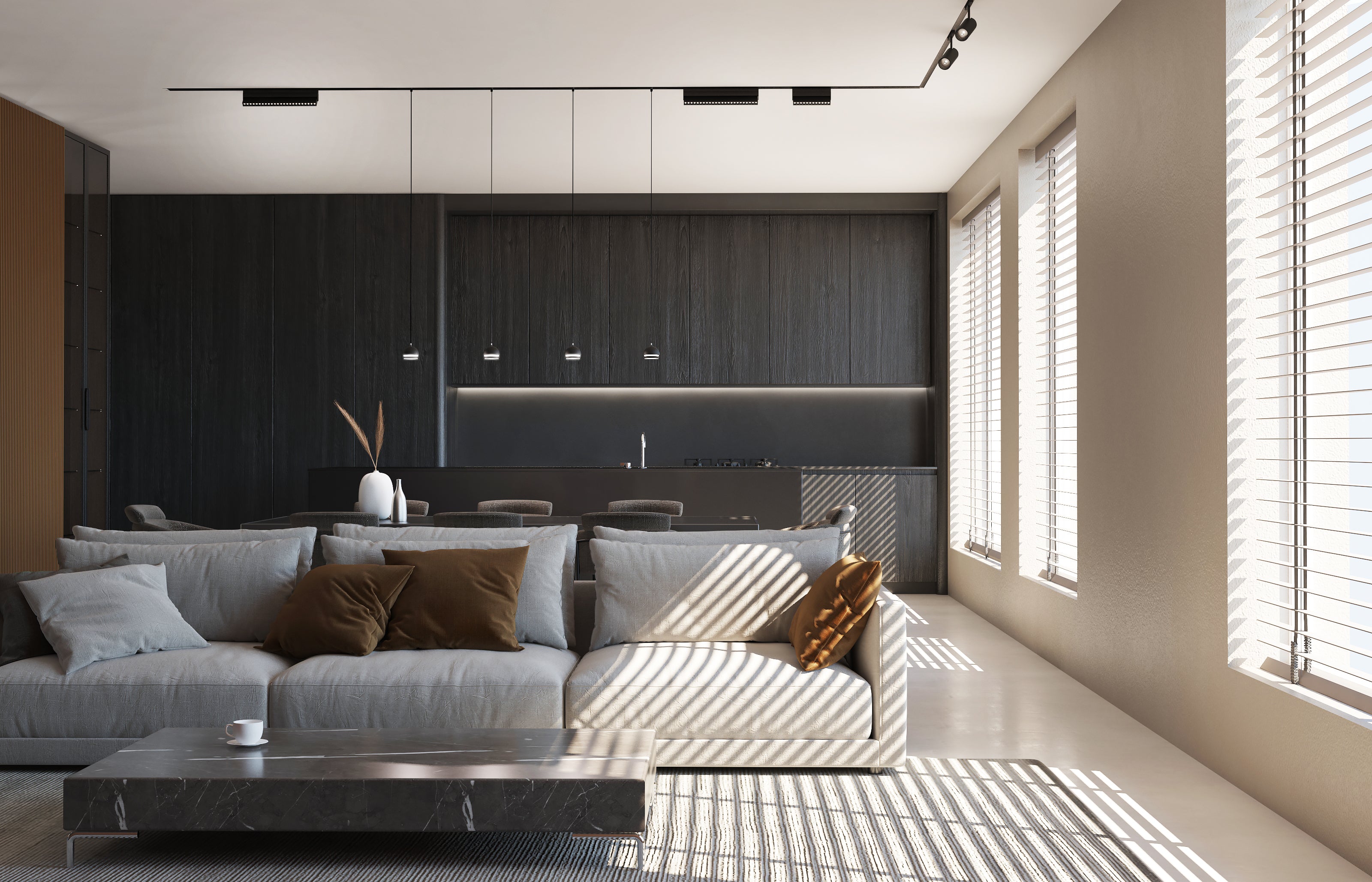 Nowodvorski System szynowy LVM FOCUS OUT LED 15W 1-obwodowy niskonapięciowy 48V LVM Lampa LED 15W - Aluminium lakierowane - Czarny I