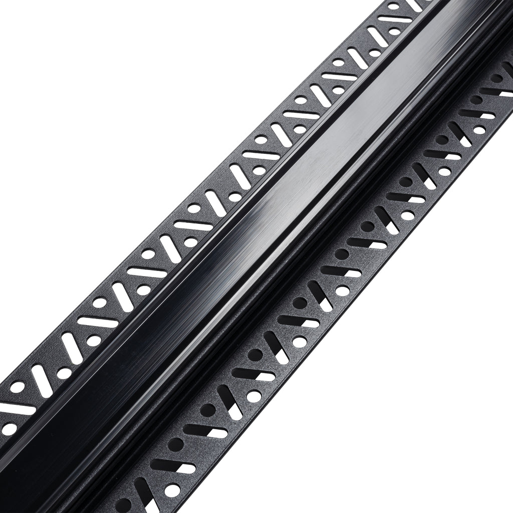 Nowodvorski System szynowy LVM RECESSED TRACK 1M 1-obwodowy niskonapięciowy 48V LVM Szyna - Aluminium - Czarny