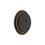 Nowodvorski Kinkiet RING WOOD LED M 10W 50/60Hz - Sklejka - Złoty