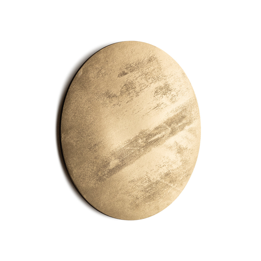 Nowodvorski Kinkiet RING WOOD LED L 13W 50/60Hz - Sklejka - Złoty