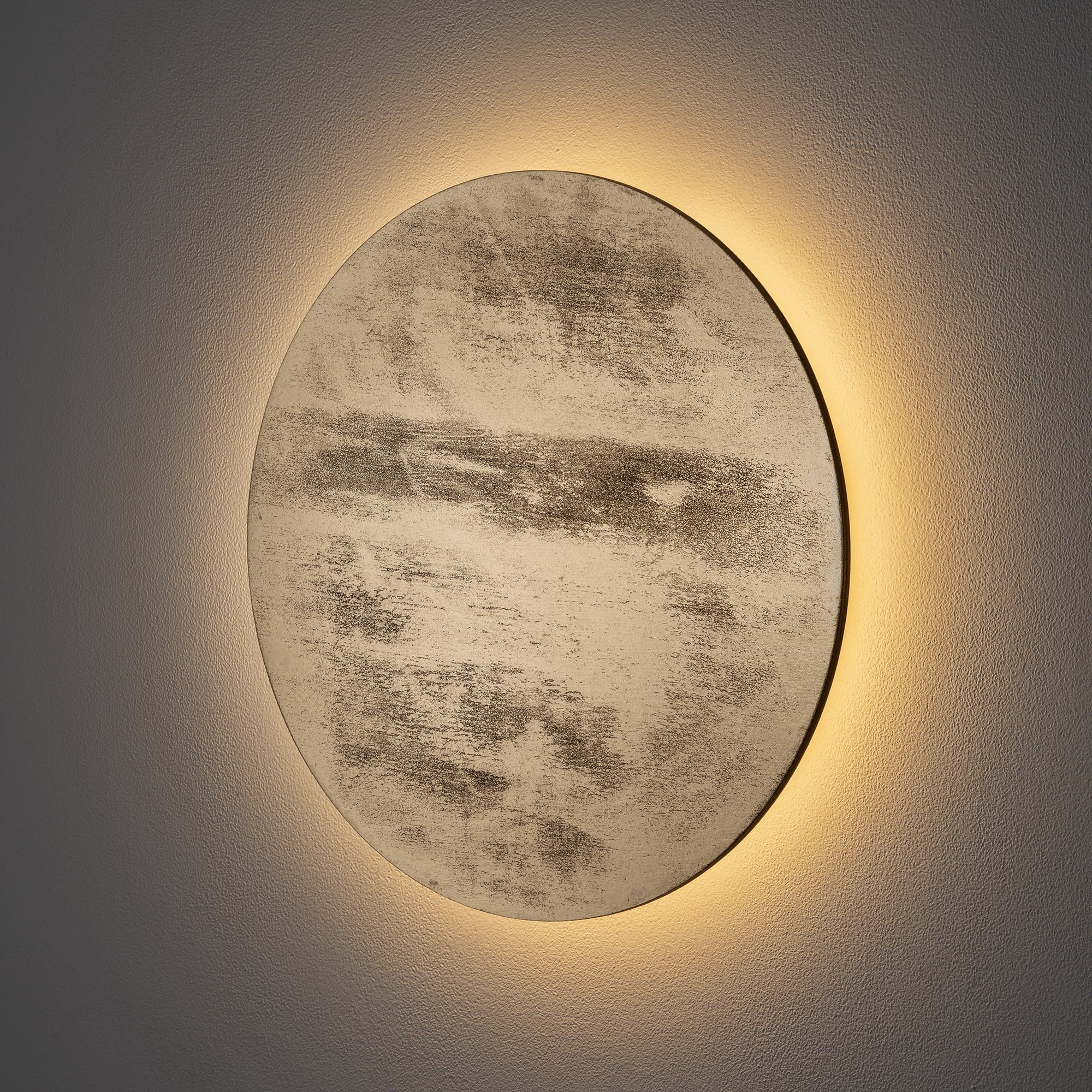 Nowodvorski Kinkiet RING WOOD LED L 13W 50/60Hz - Sklejka - Złoty