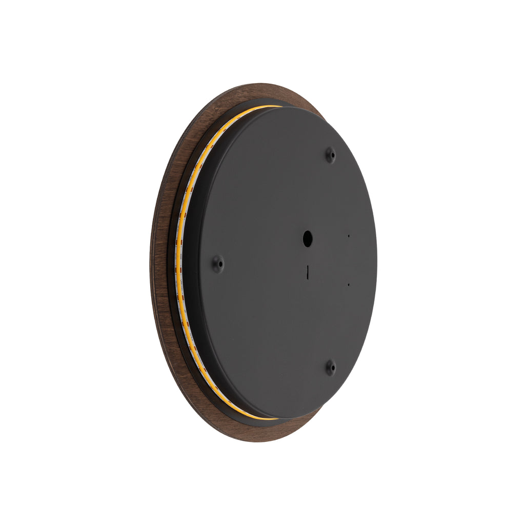 Nowodvorski Kinkiet RING WOOD LED L 13W 50/60Hz - Sklejka - Złoty