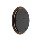 Nowodvorski Kinkiet RING WOOD LED L 13W 50/60Hz - Sklejka - Złoty