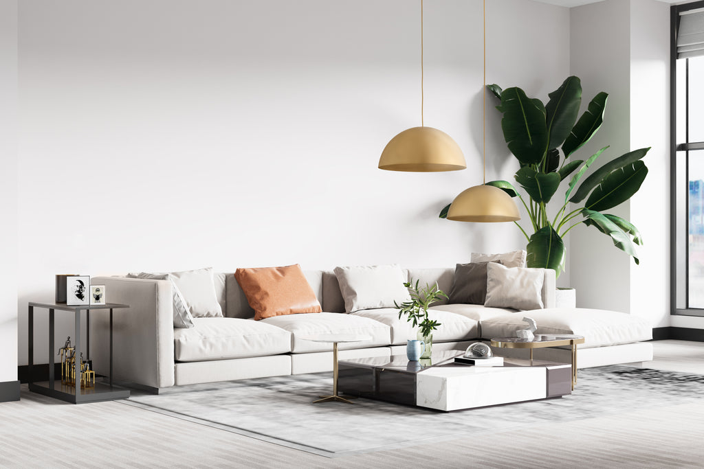 Nowodvorski Lampa wisząca HEMISPHERE SUPER L 12W only LED 50/60Hz - Stal lakierowana - Satynowy złoty