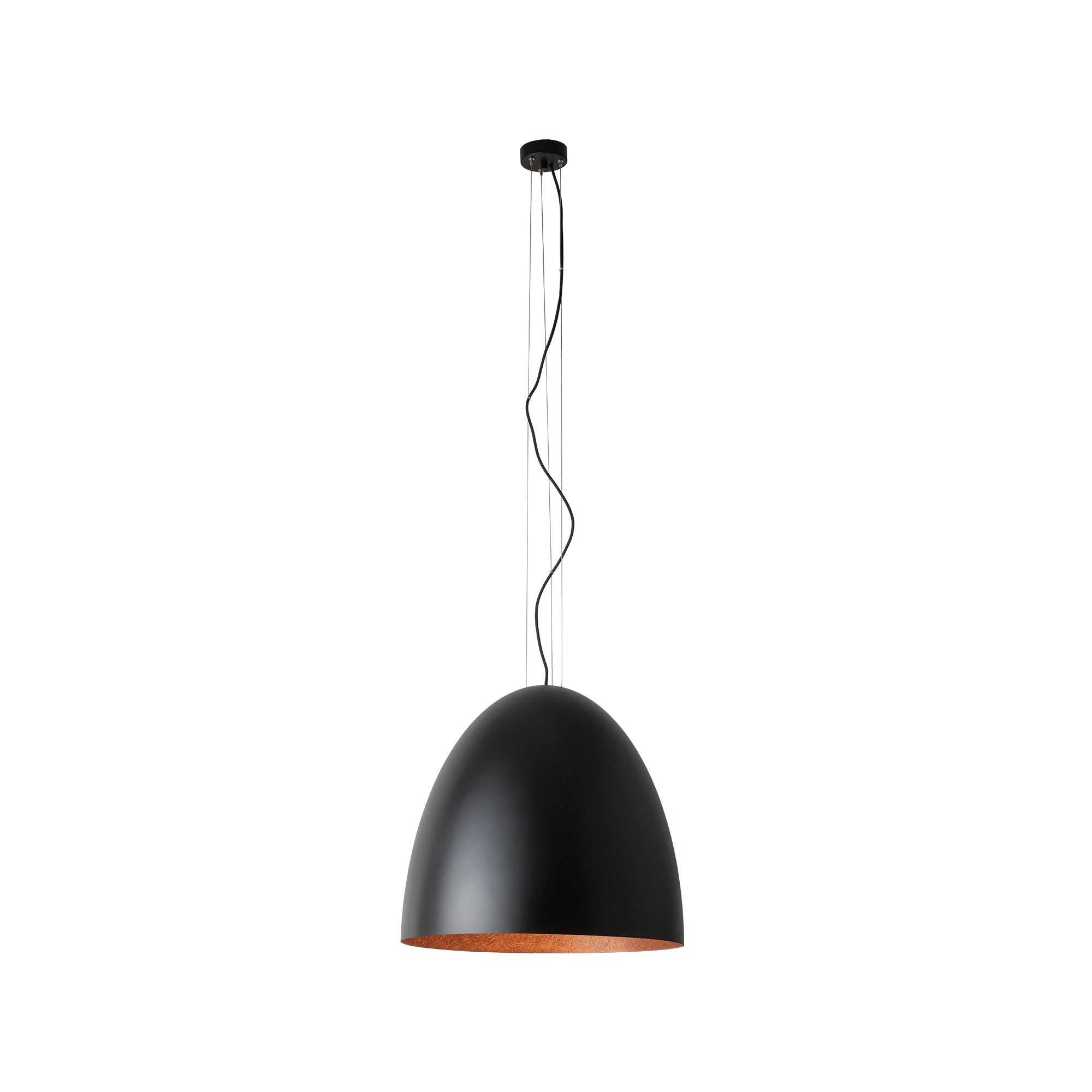 Nowodvorski Lampa wisząca EGG L 25W only LED 50/60Hz - Kompozyt - Czarny