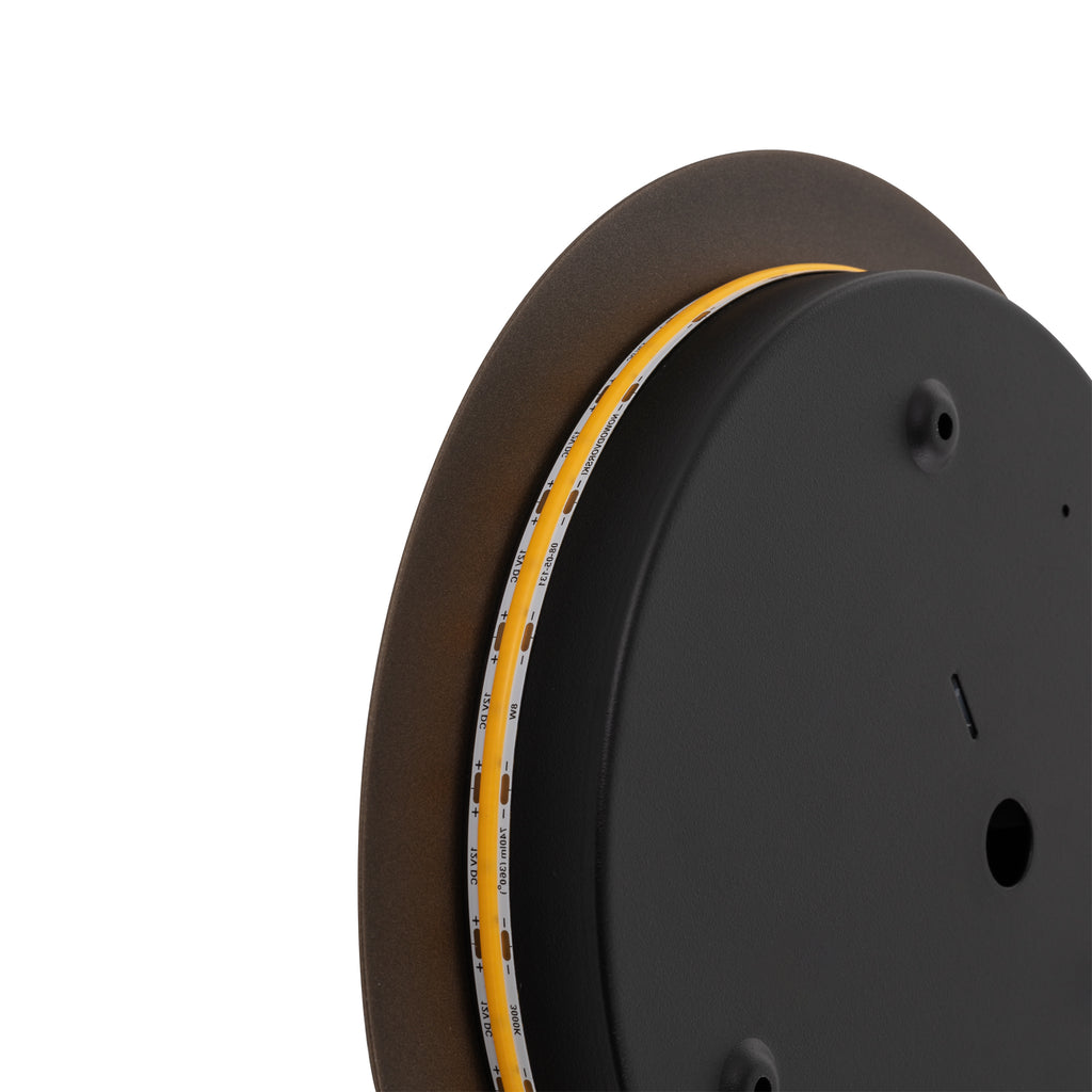 Nowodvorski Kinkiet RING LED M 10W 50/60Hz - Stal lakierowana - Satynowy czekoladowy