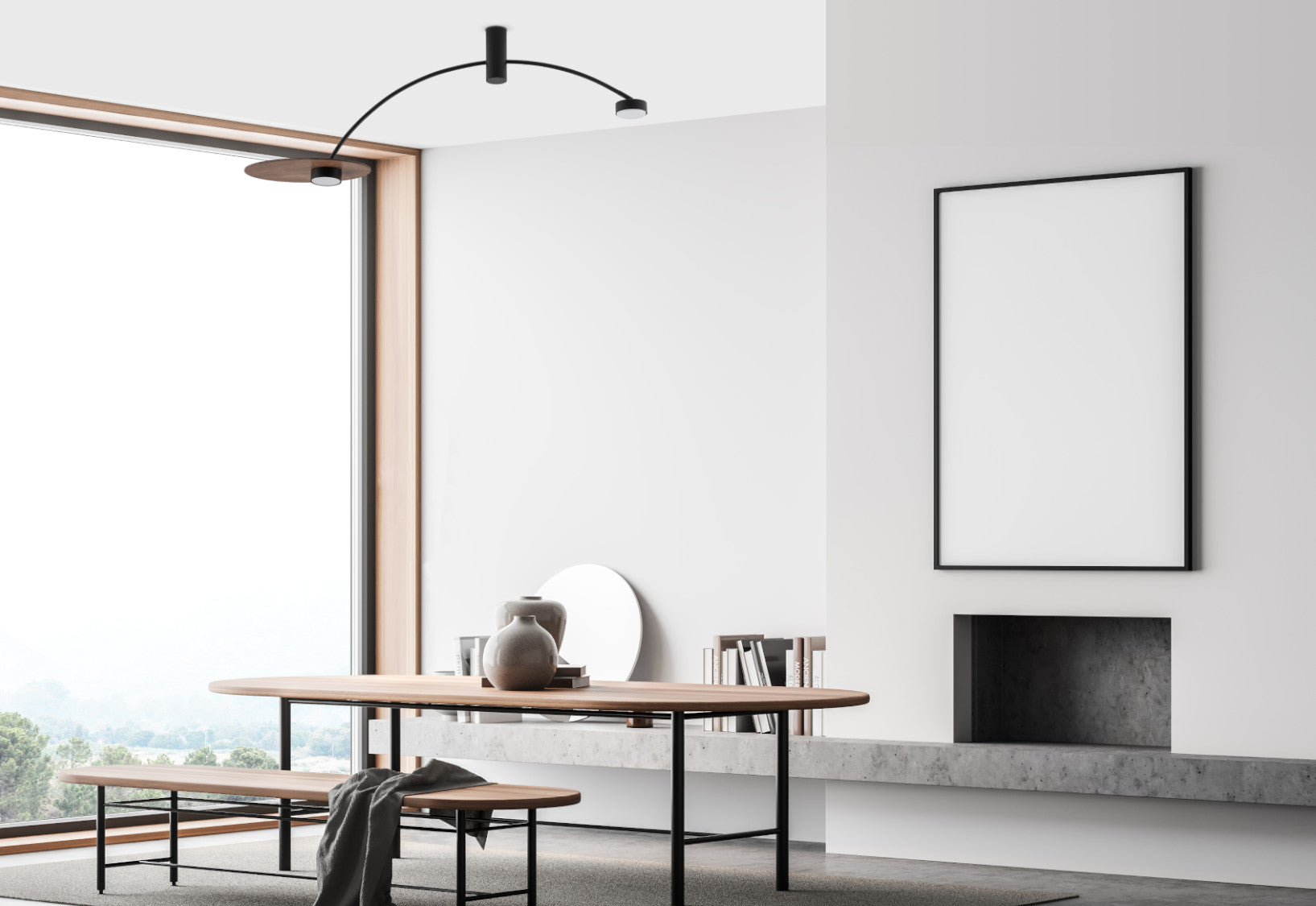 Nowodvorski Lampa przysufitowa HEFT 12W only LED 50/60Hz - Stal lakierowana - Czarny