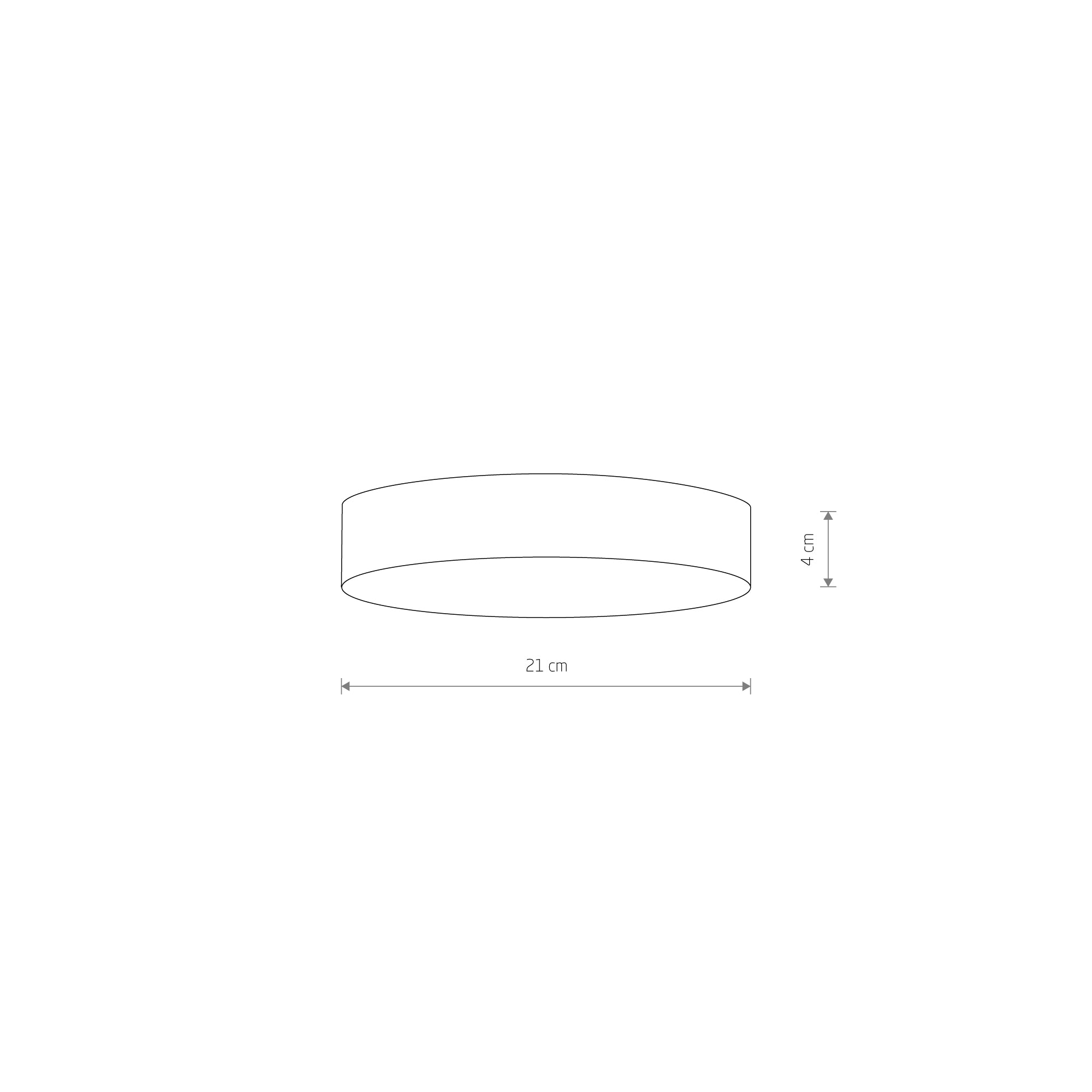 Nowodvorski Plafon LID ROUND LED 35W 50/60Hz - Tworzywo sztuczne - Czarny II
