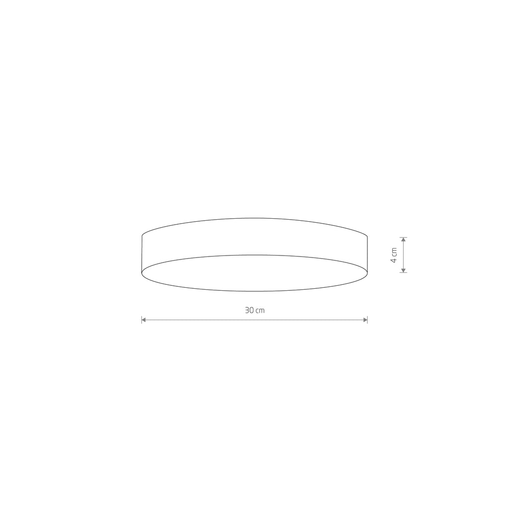 Nowodvorski Plafon LID ROUND LED 50W 50/60Hz - Tworzywo sztuczne - Czarny II