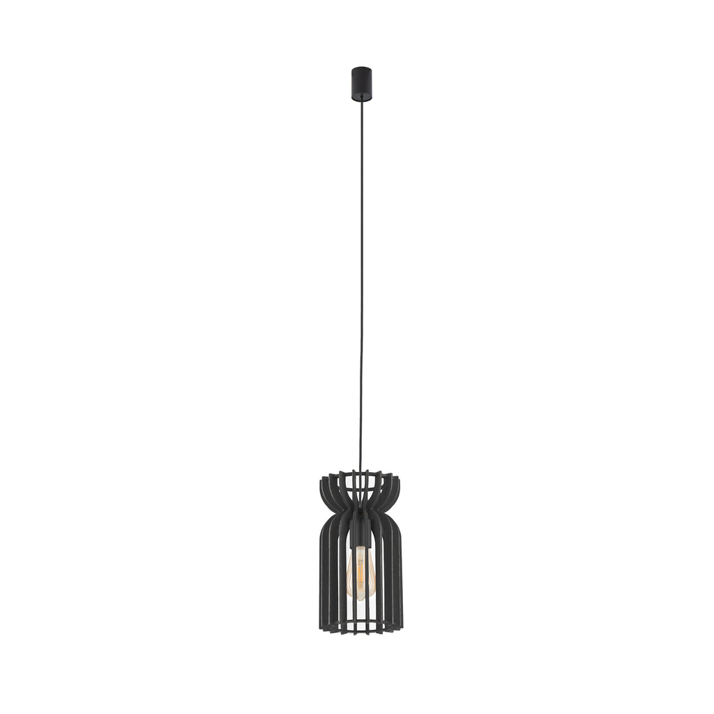 Nowodvorski Lampa wisząca KYMI B 25W only LED 50/60Hz - Sklejka - Czarny