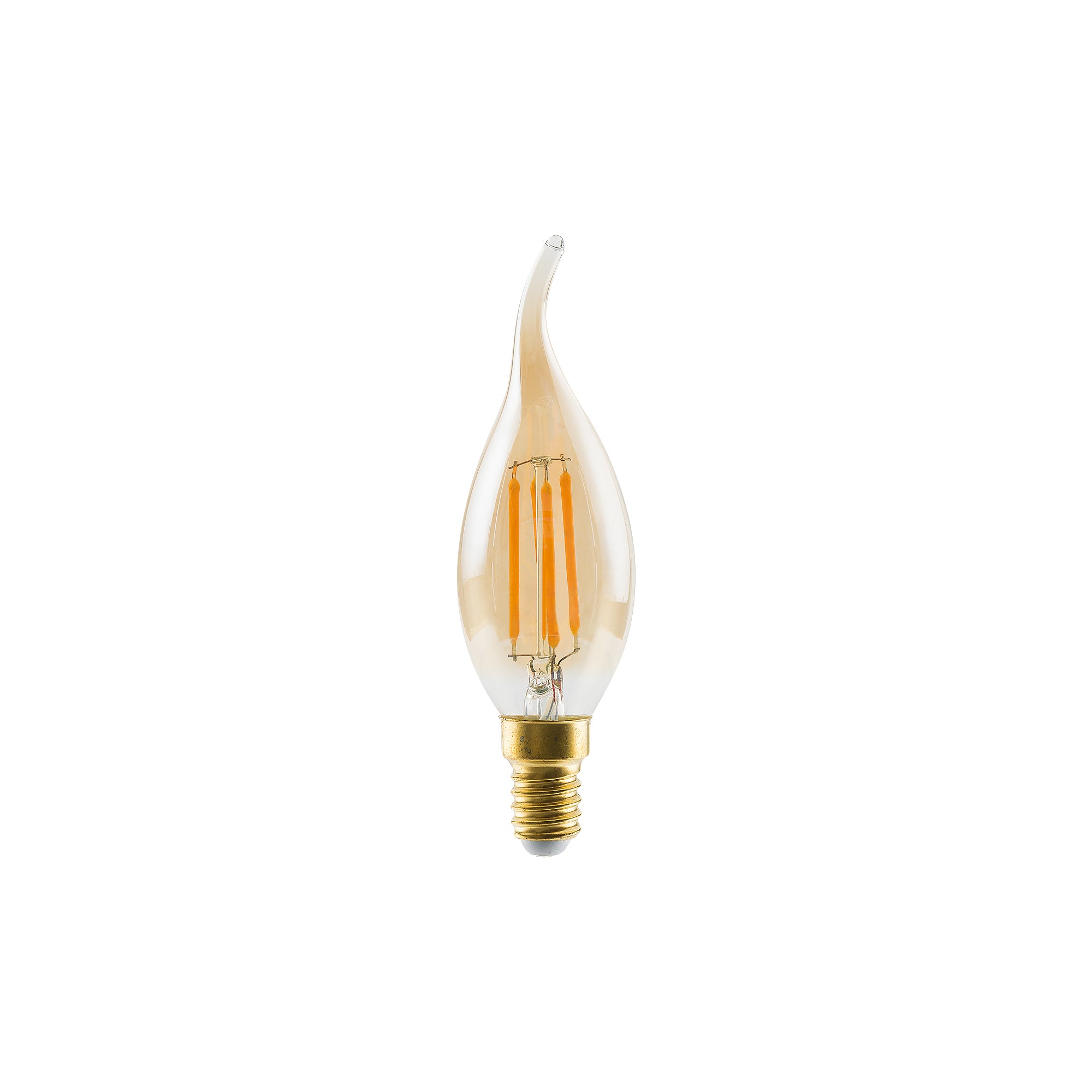 Nowodvorski BULB VINTAGE LED E14, 6W E14 50/60Hz - Szkło - Transparentny bursztynowy