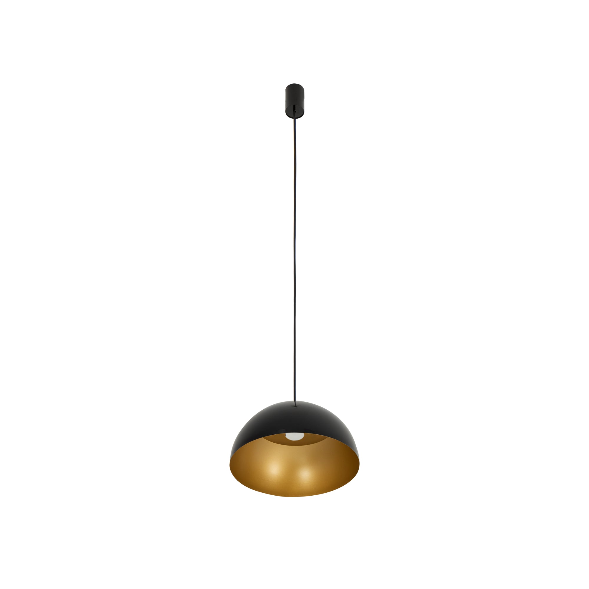 Nowodvorski Lampa wisząca HEMISPHERE SUPER S 12W only LED 50/60Hz - Stal lakierowana - Czarny