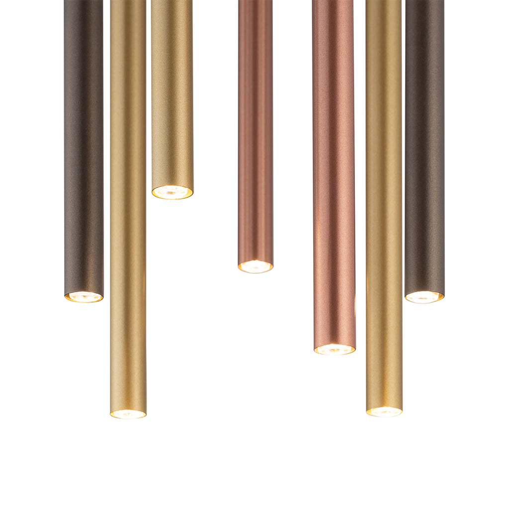 Nowodvorski Lampa wisząca LASER 490 7x10W only LED 50/60Hz - Stal lakierowana - Multikolor