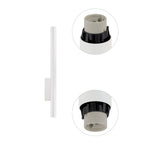 Nowodvorski Kinkiet FOURTY WALL XL 10W only LED 50/60Hz - Stal lakierowana - Biały