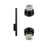 Nowodvorski Kinkiet FOURTY WALL XL 10W only LED 50/60Hz - Stal lakierowana - Czarny