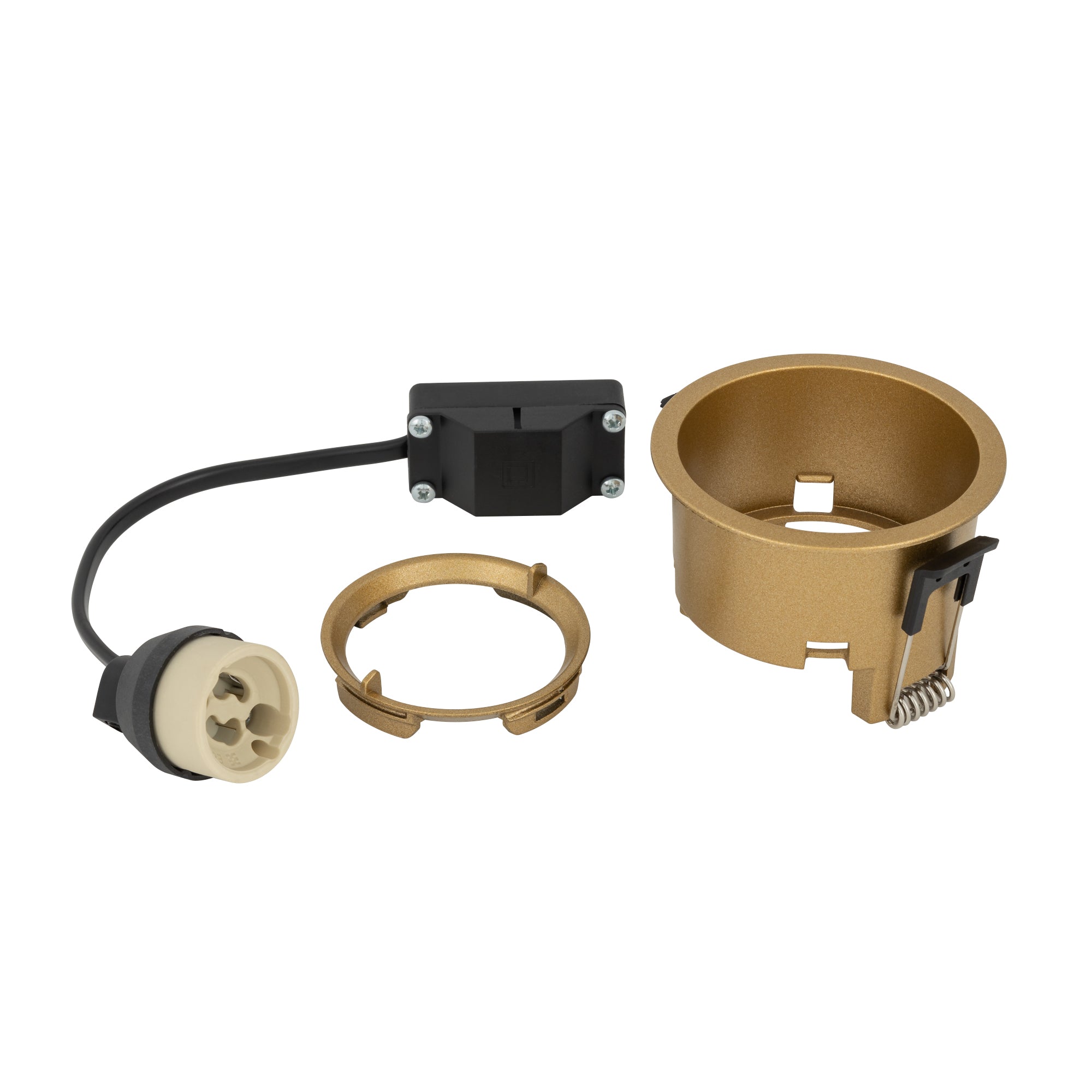 Nowodvorski Lampa downlights podtynkowa CUP 10W only LED 50/60Hz - Tworzywo sztuczne ABS - Satynowy złoty