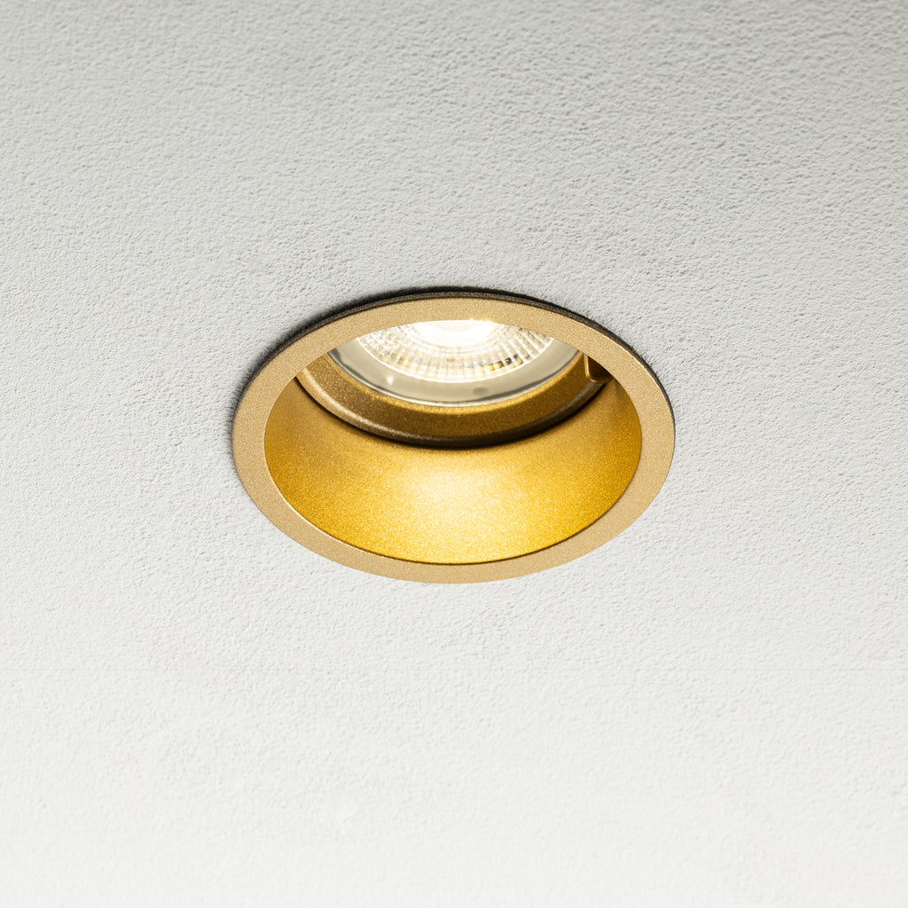 Nowodvorski Lampa downlights podtynkowa CUP 10W only LED 50/60Hz - Tworzywo sztuczne ABS - Satynowy złoty