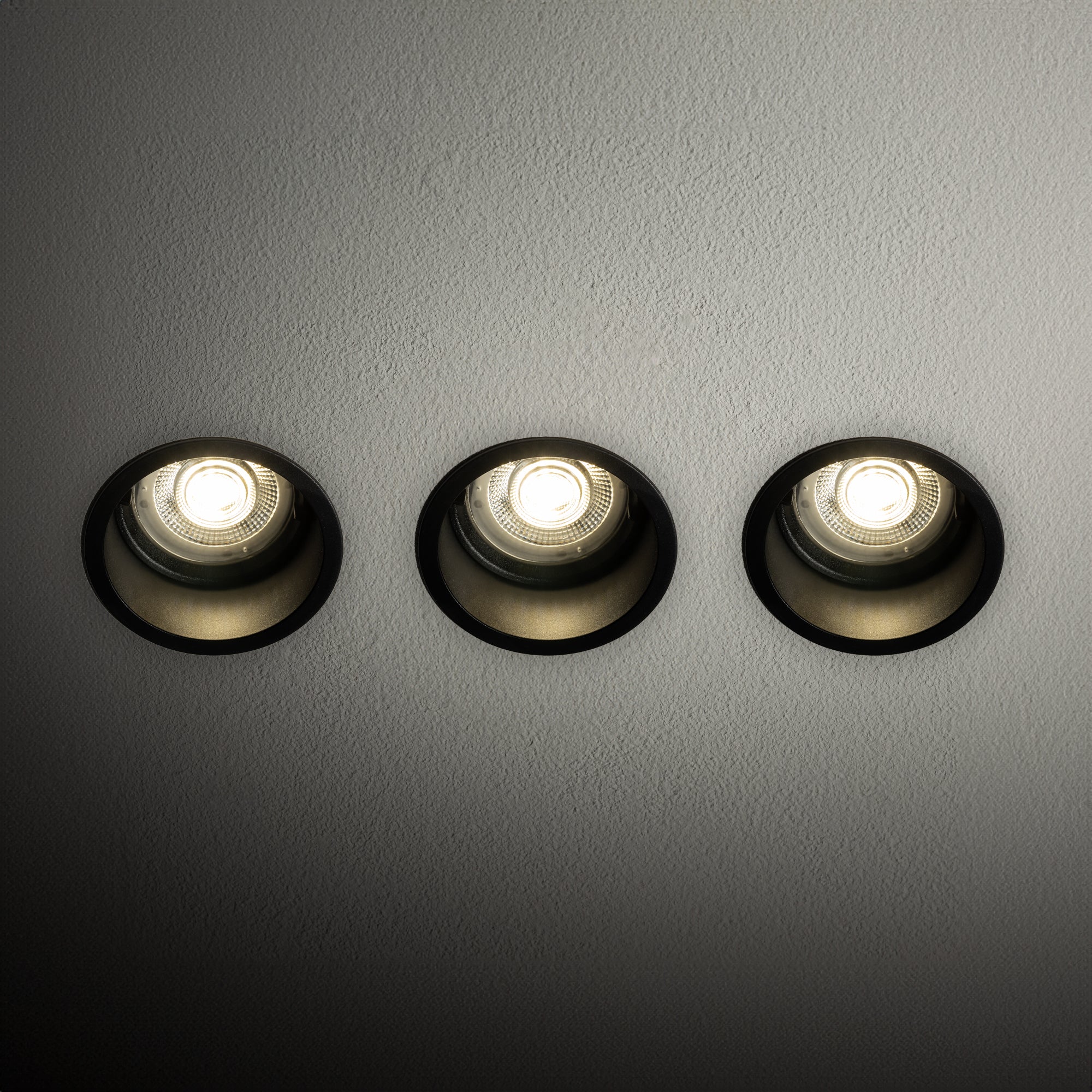 Nowodvorski Lampa downlights podtynkowa CUP 3 PC SET 10W only LED 50/60Hz - Tworzywo sztuczne ABS - Czarny