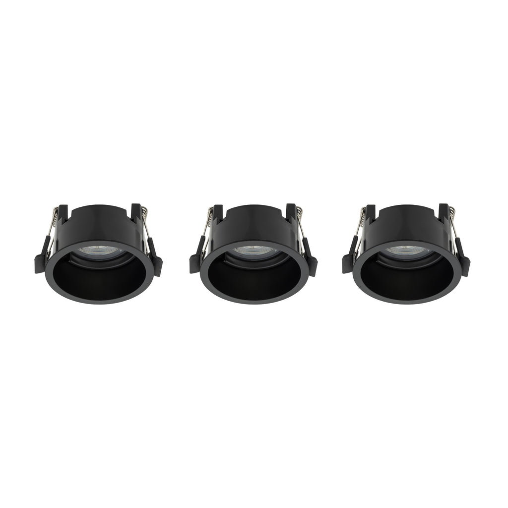 Nowodvorski Lampa downlights podtynkowa CUP 3 PC SET 10W only LED 50/60Hz - Tworzywo sztuczne ABS - Czarny