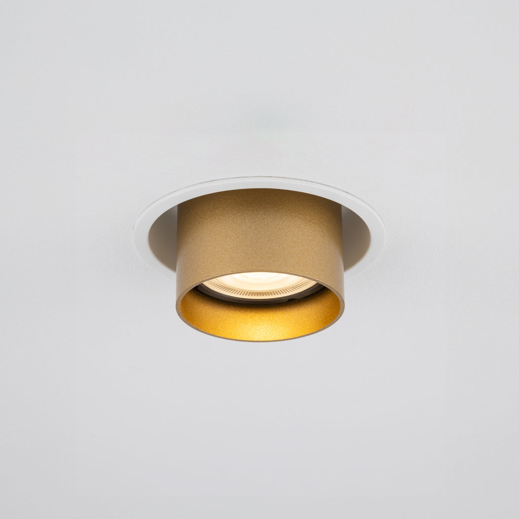 Nowodvorski Lampa downlights podtynkowa MONO SLIDE 10W only LED 50/60Hz - Stal lakierowana - Satynowy złoty I