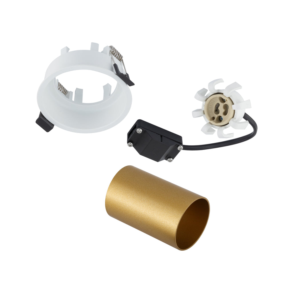 Nowodvorski Lampa downlights podtynkowa MONO SLIDE 10W only LED 50/60Hz - Stal lakierowana - Satynowy złoty I