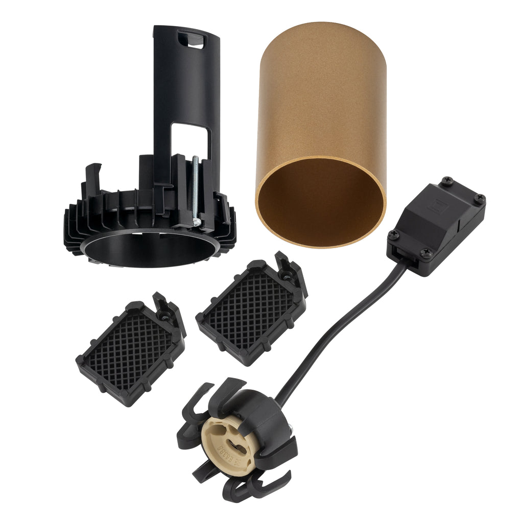 Nowodvorski Lampa downlights podtynkowa MONO SLIDE TRIMLESS 10W only LED 50/60Hz - Stal lakierowana - Satynowy złoty