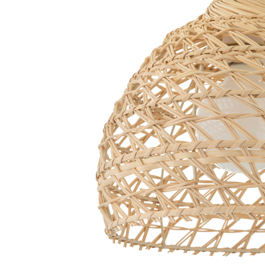 Nowodvorski Lampa wisząca BOHO S 25W only LED 50/60Hz - Rattan - Naturalne drewno