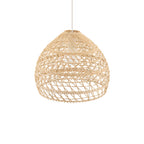 Nowodvorski Lampa wisząca BOHO M 25W only LED 50/60Hz - Rattan - Naturalne drewno