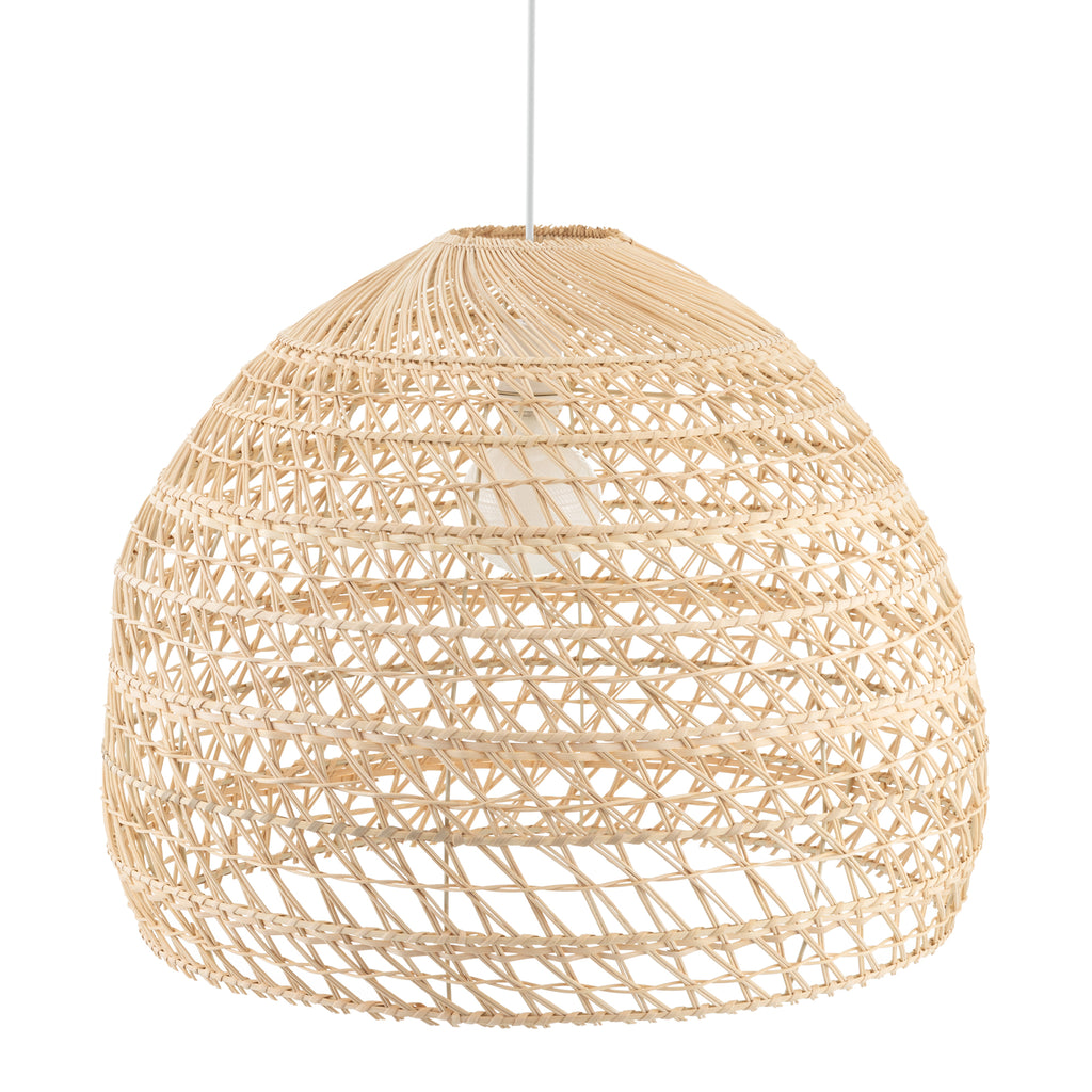 Nowodvorski Lampa wisząca BOHO L 25W only LED 50/60Hz - Rattan - Naturalne drewno