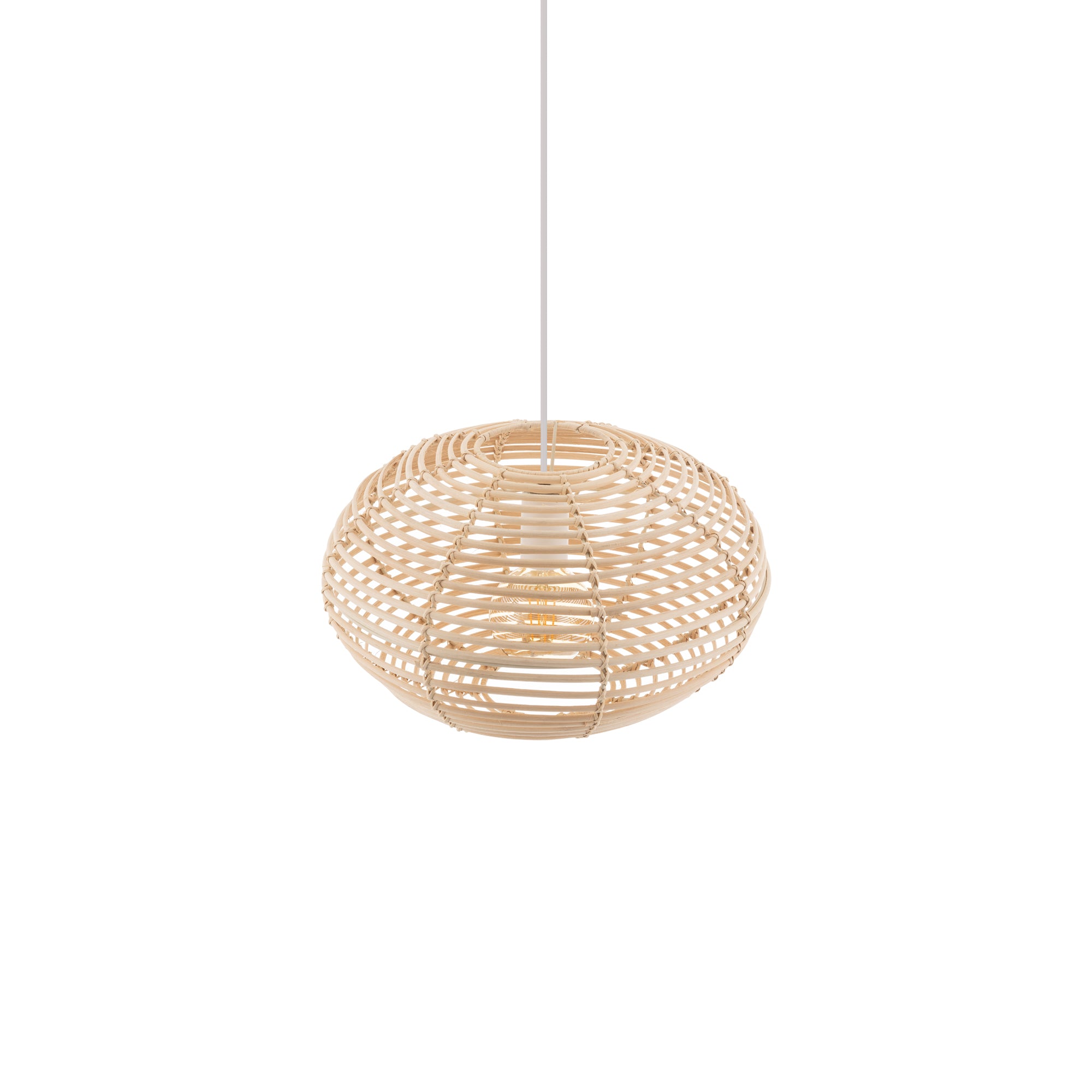 Nowodvorski Lampa wisząca RATTAN S 25W only LED 50/60Hz - Rattan - Naturalne drewno