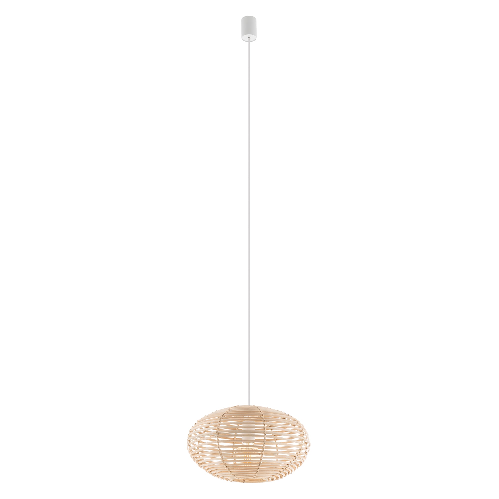 Nowodvorski Lampa wisząca RATTAN S 25W only LED 50/60Hz - Rattan - Naturalne drewno