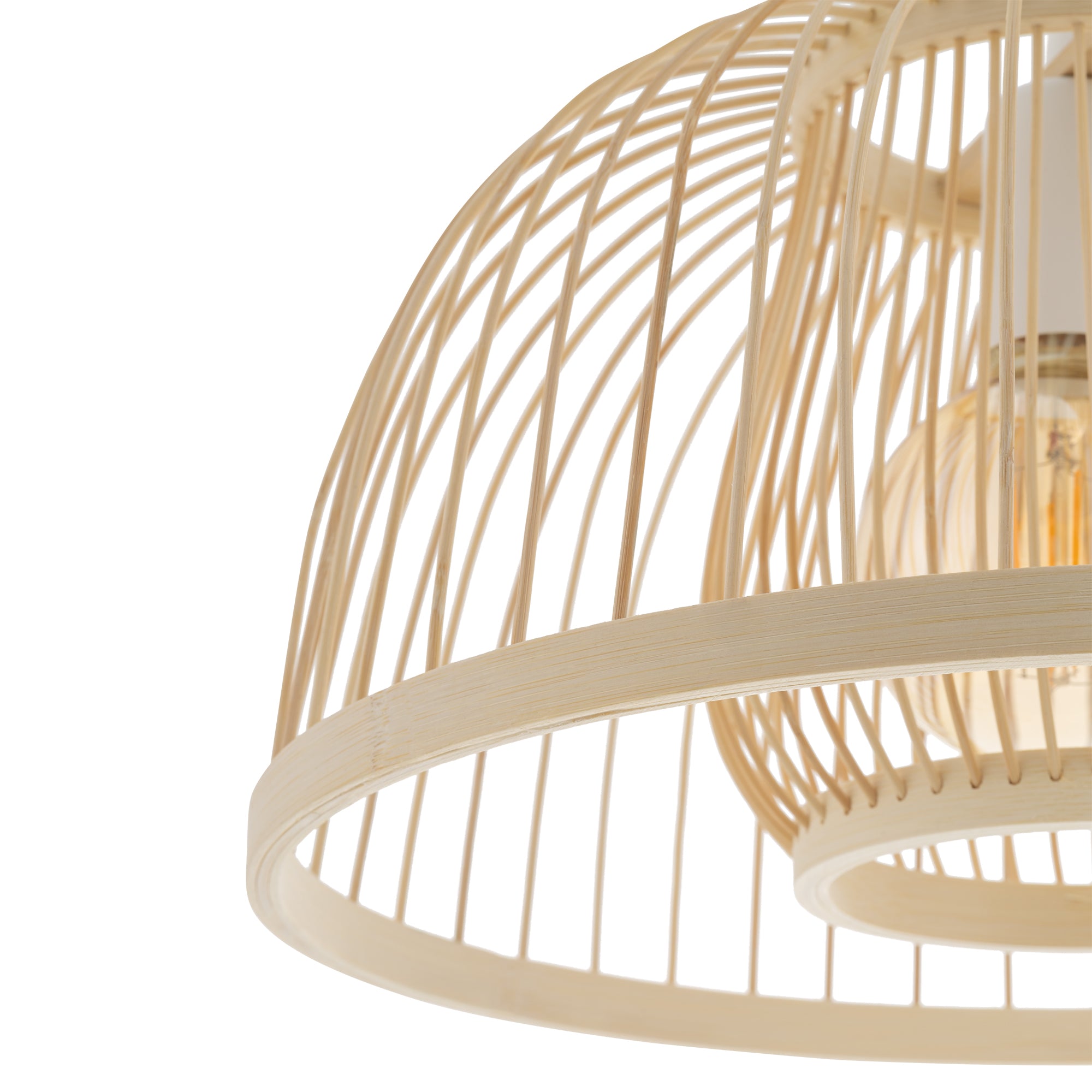 Nowodvorski Lampa wisząca KRABI 25W only LED 50/60Hz - Bambus - Naturalne drewno