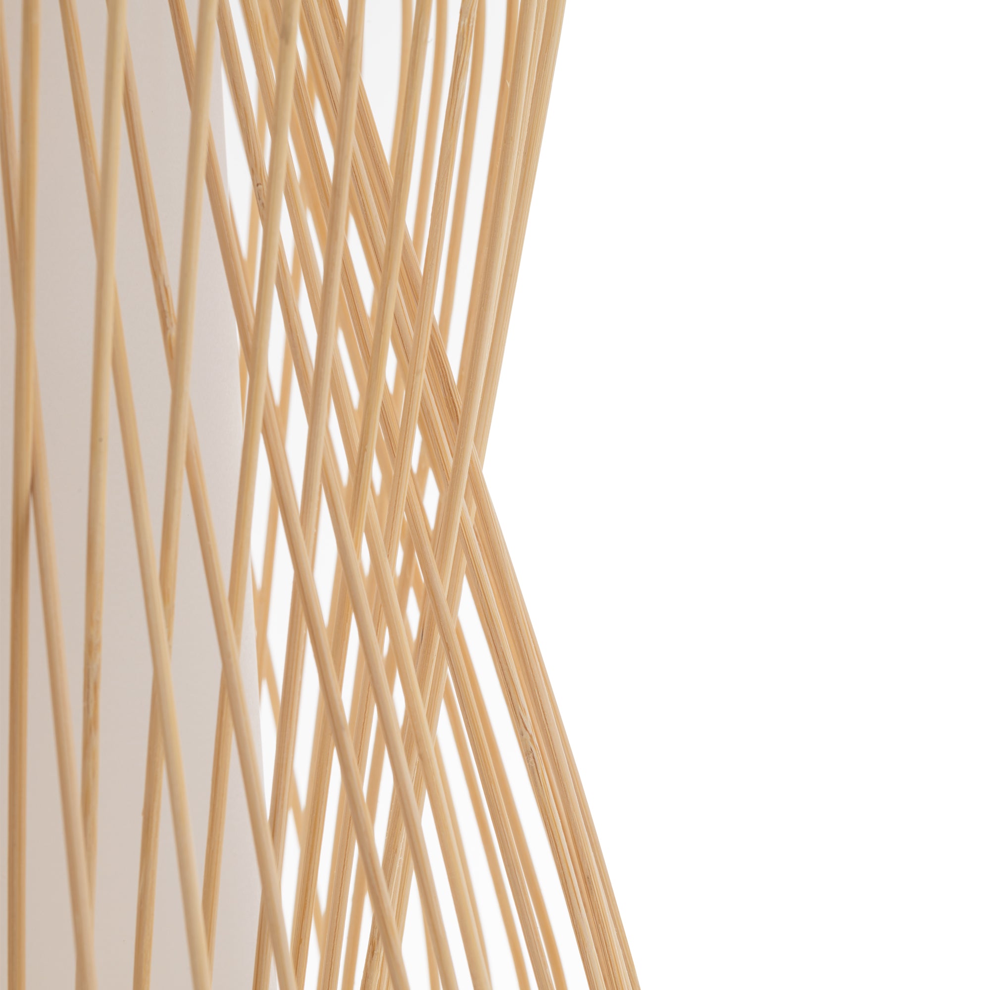 Nowodvorski Lampa wisząca PUKET M 25W only LED 50/60Hz - Bambus - Naturalne drewno