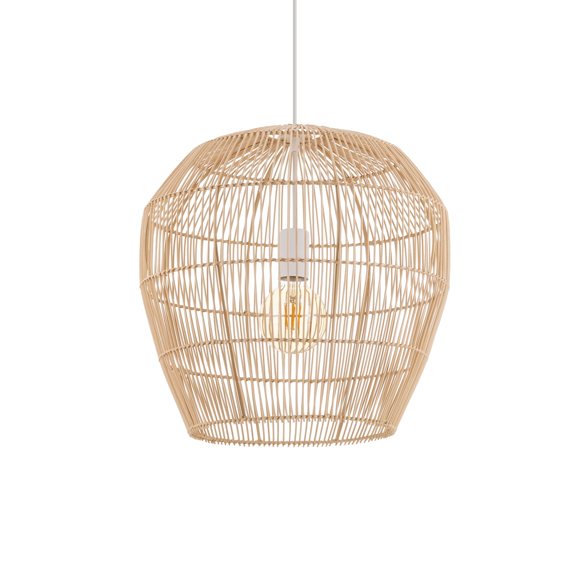 Nowodvorski Lampa wisząca HAITI S 25W only LED 50/60Hz - Bambus - Naturalne drewno