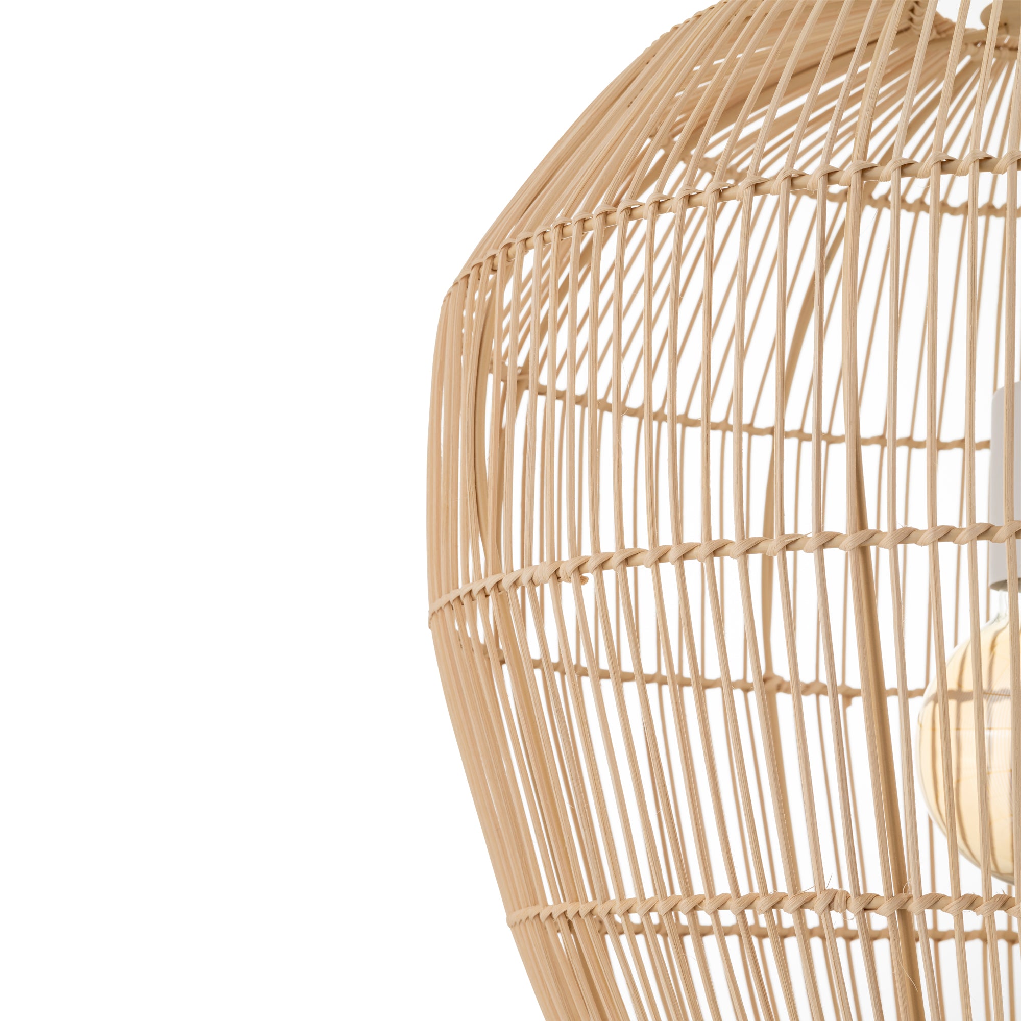 Nowodvorski Lampa wisząca HAITI S 25W only LED 50/60Hz - Bambus - Naturalne drewno