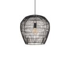 Nowodvorski Lampa wisząca HAITI S 25W only LED 50/60Hz - Bambus - Czarny