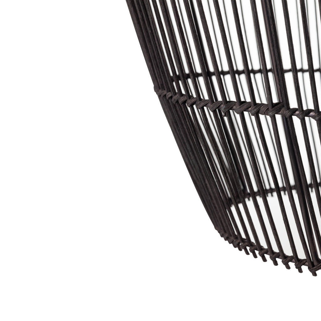 Nowodvorski Lampa wisząca HAITI S 25W only LED 50/60Hz - Bambus - Czarny