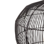 Nowodvorski Lampa wisząca HAITI S 25W only LED 50/60Hz - Bambus - Czarny