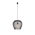 Nowodvorski Lampa wisząca HAITI S 25W only LED 50/60Hz - Bambus - Czarny