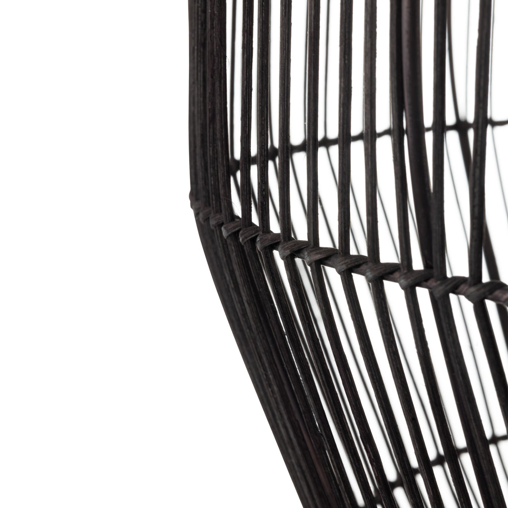 Nowodvorski Lampa wisząca HAITI M 25W only LED 50/60Hz - Bambus - Czarny