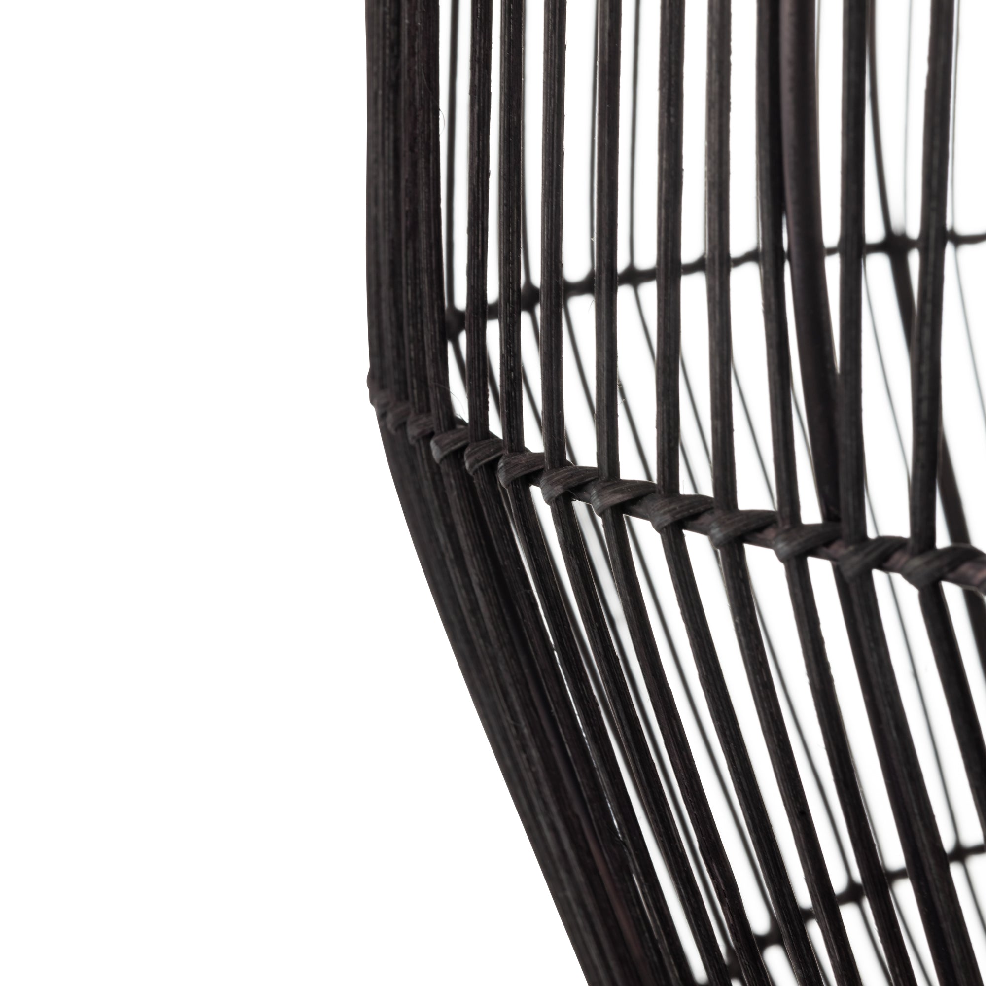 Nowodvorski Lampa wisząca HAITI M 25W only LED 50/60Hz - Bambus - Czarny