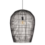 Nowodvorski Lampa wisząca HAITI L 25W only LED 50/60Hz - Bambus - Czarny