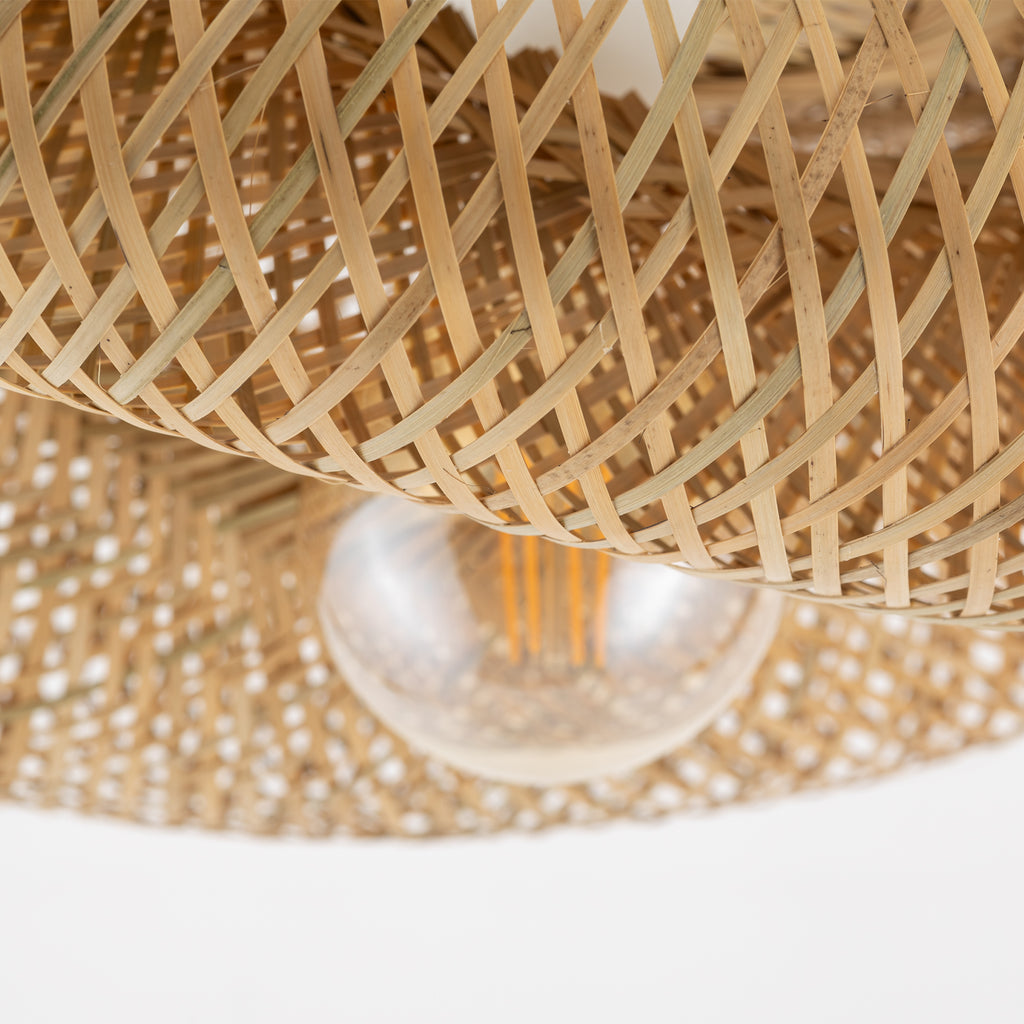 Nowodvorski Lampa przysufitowa HAVANA M 25W only LED 50/60Hz - Bambus - Naturalne drewno