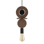 Nowodvorski Lampa wisząca DROPS WOOD C 25W only LED 50/60Hz - Sklejka - Ciemne drewno