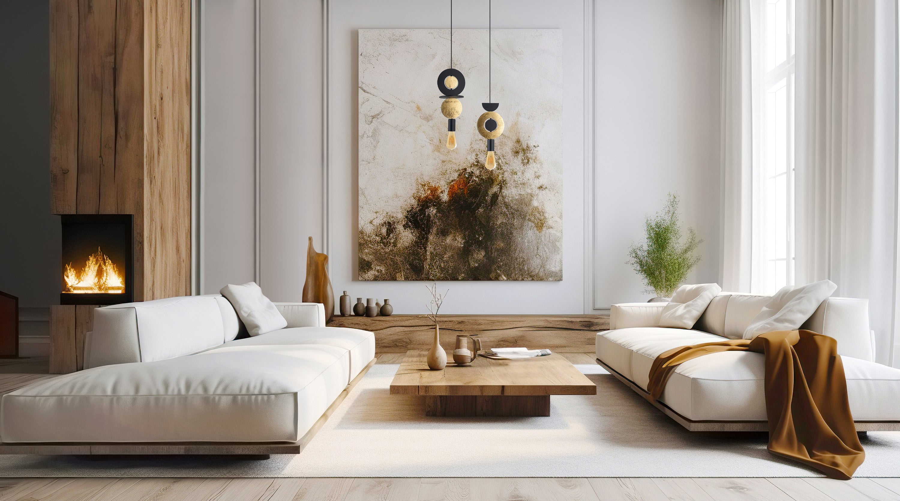 Nowodvorski Lampa wisząca DROPS WOOD E 25W only LED 50/60Hz - Sklejka - Czarny